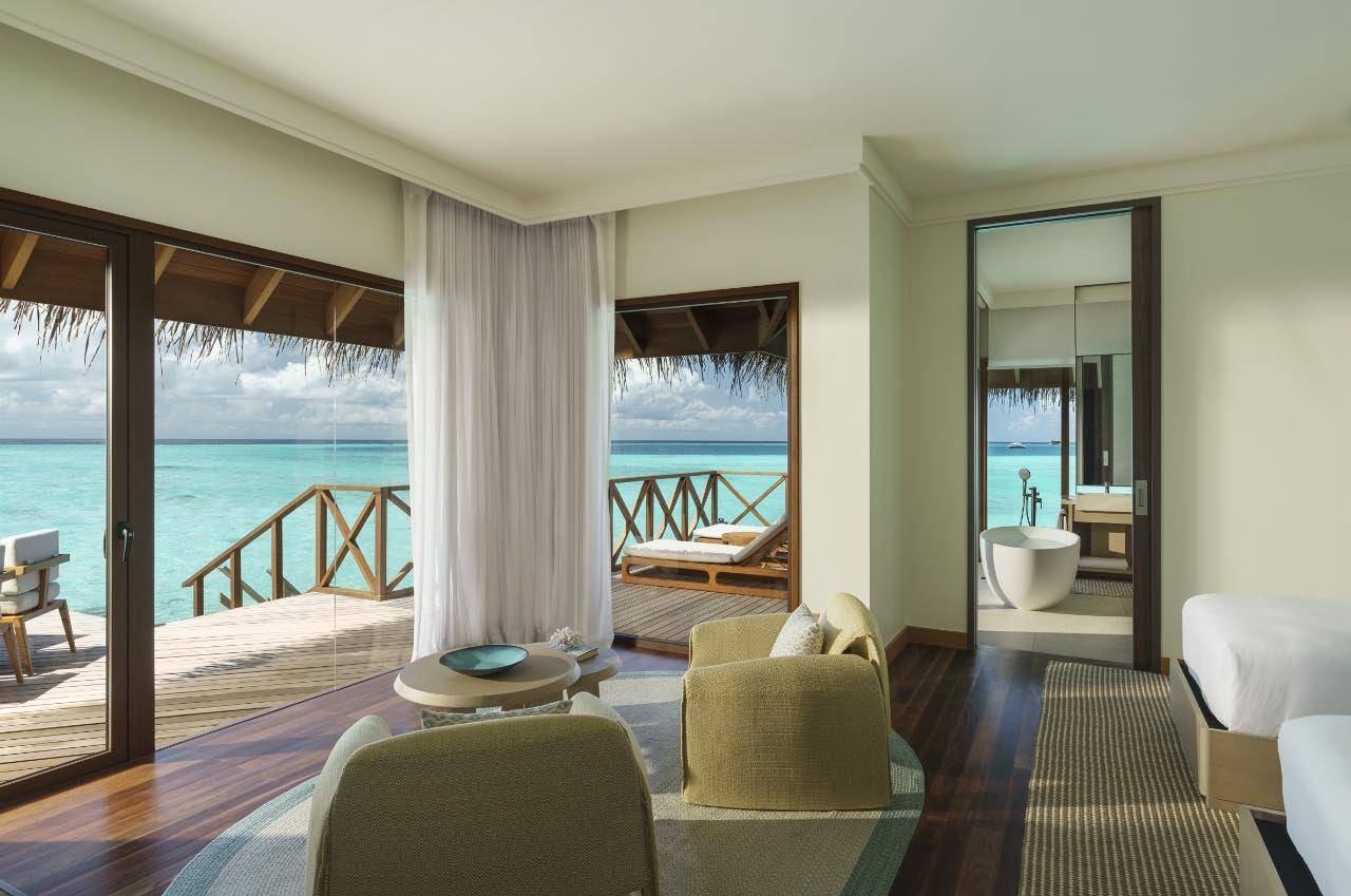 Two Bedroom Ocean Pavilion with Pool, wohnen, Huvafen Fushi Maldives